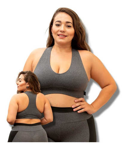 Top Plus Size Fitness Feminino Sem Bojo P/ Academia Premium