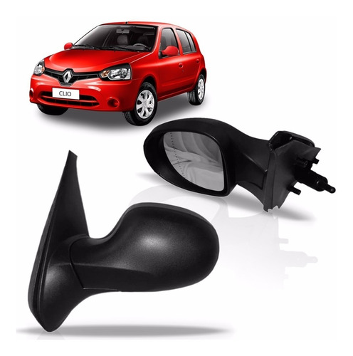 Retrovisor Clio Renault 2012 2013 2014 2015 Manual Direito