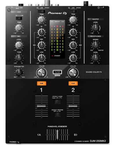 Consola Mixer Dj Djm-250 Mk2 Pioneer 2 Canales Efectos Usb