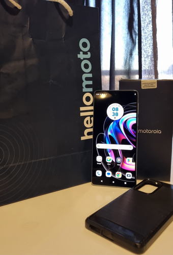 Motorola Edge 20 Pro 256gb 12gb Ram Nfc Azul Midnight-bueno Agua (Usado)