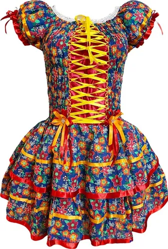 Vestido de quadrilha store de adulto