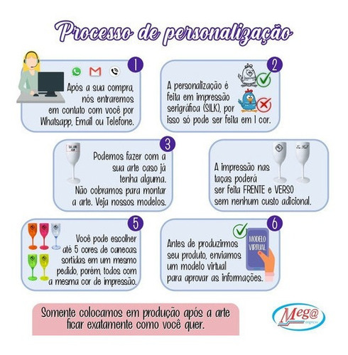 10 Taças Vinho E Bebida Personalizadas Degrade 400ml Fr/vr