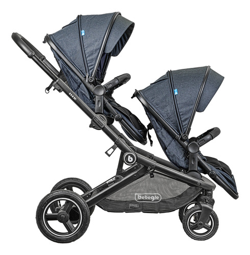 Coche Doble Travel System Dueto Bebeglo Rs-13320