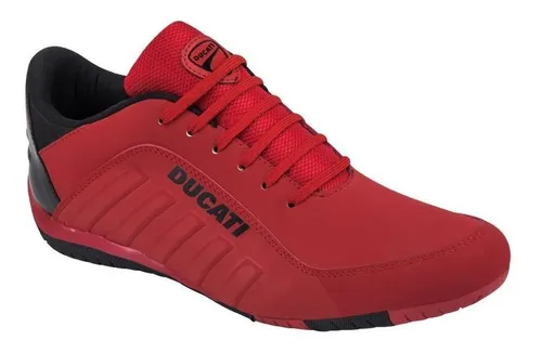 Colaborar con Caducado ~ lado Tenis Ducati Originales Rojo R680 Hombre Elegante Casual Msi