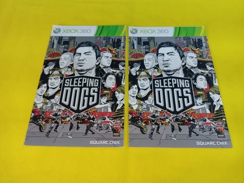 Manual Original Sleeping Dogs Xbox 360  