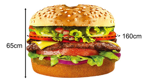 Fantasia De Hambúrguer, Fantasia De Comida Festiva,