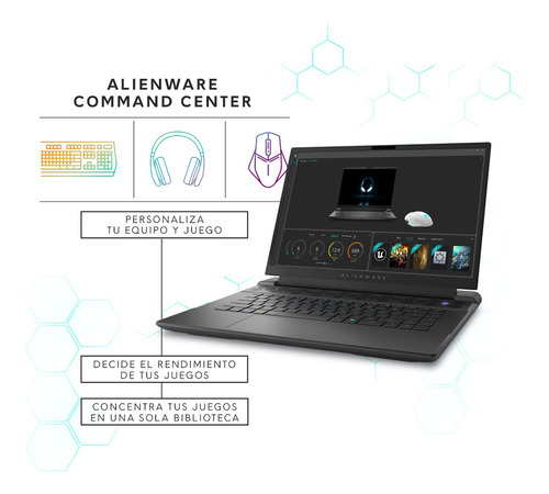 Laptop Alienware Am16r2 16 Qhd+ Ultra 7 Rtx 4070 32g 1tb Negro