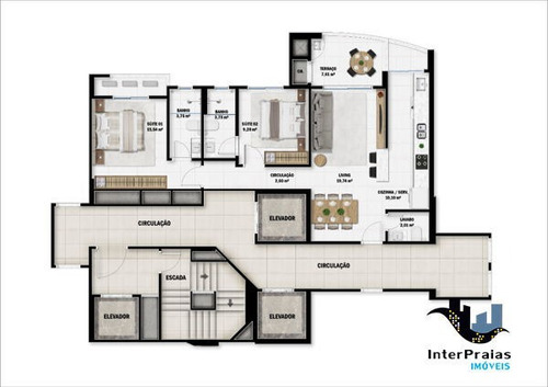 Imagem 13 de 14 de Apartamento Padrão Com 3 Quartos No Le Havre - 855175-v