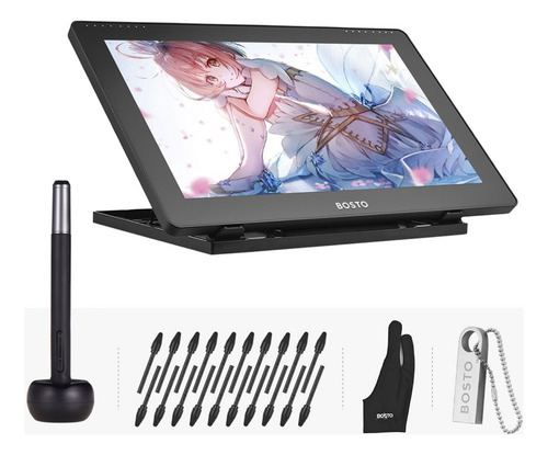 16hd Ips Gráficos Dibujo Tableta Monitor Pantalla 1920*1080