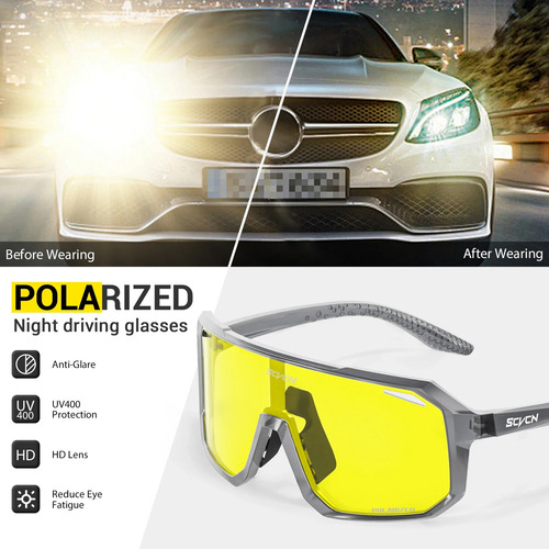 Gafas Polarizadas Scvcn Para Conducir De Noche, Para Hombre
