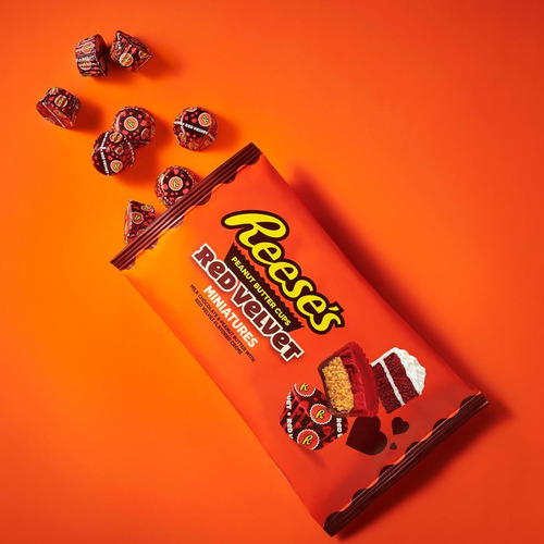 Chocolates Reese's Miniatures Red Velvet De 9.3 Onzas