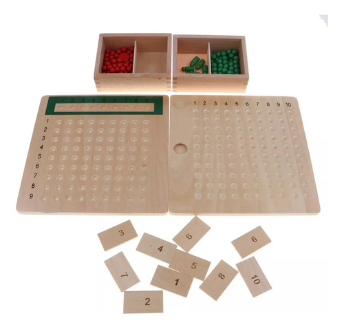 Material Montessori Material Didáctico Aritmético En Caja