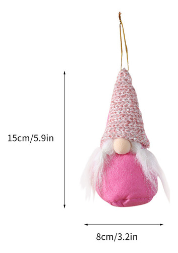 Orna, Muñeca De Anciano, Bosque De Copos De Nieve, Decoració