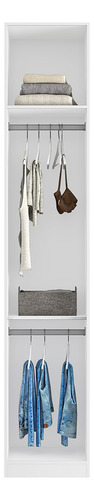 Guarda Roupa Modular 1 Porta Espelho 45cm Altezza Trend