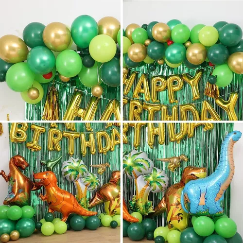 Globos Mylar de dinosaurios/Globos de dinosaurios/Fiesta de cumpleaños de  dinosaurios/Fiesta temática de dinosaurios/Decoraciones de globos/Decoraciones  de cumpleaños/Dino -  México