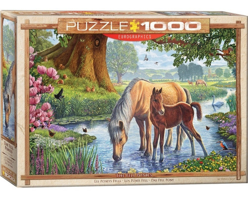 Puzzle 1000 Piezas Crisp Ponies - Eurographics  