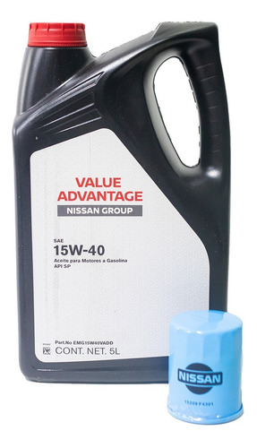 Aceite 15w-40 Con Filtro De Aceite Original Nissan Tsuru