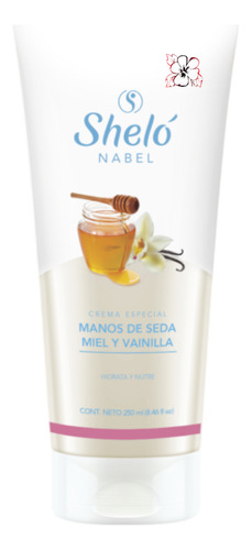 Crema Manos De Seda Miel Vainilla Shelo Nabel® 250ml.