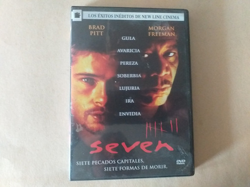 Pelicula Siete Pecados Capitales/ David Fincher (Usado)
