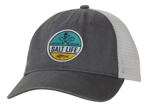 Sombrero De Malla Salt Life Seas, Cuarzo, Osfm