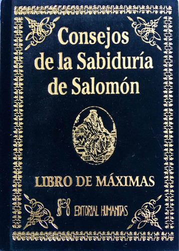 Libro Consejos De La Sabiduria De Salomon [ Pasta Dura ]