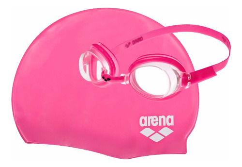 Gorra + Lente Arena Natacion Set Pool Jr Niños Unisex - Btu