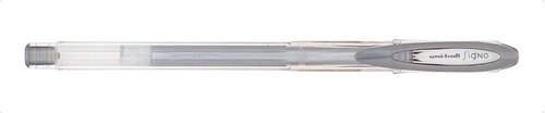 Caneta Gel Uni-ball Noble Metal Metalica 0.8 Um-120nm Cores Cor Do Exterior Cristal Cor Da Tinta Prata