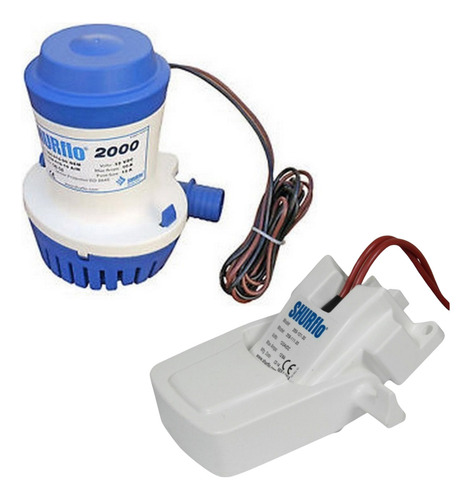 Bomba De Porão 2000gph Shurflo 12v + Automático Shurflo