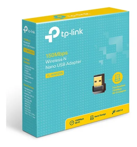comprar Stock Adaptador Usb Wifi Nano 150mbps Tp-link Wn725n Envios