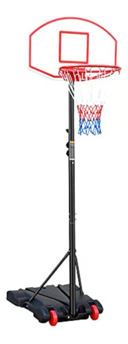 Kids Adjustable Basketball Hoop Outdoor 7ft Portable