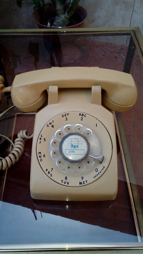 Antiguo Telefono A Disco Usado Coleccion  Decoracion