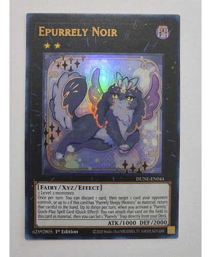 Yugioh Epurrely Noir - Dune-en044 - Ultra Rare 1st Edition