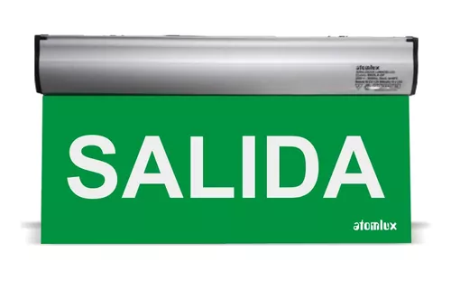 Cartel De Salida A Led Atomlux