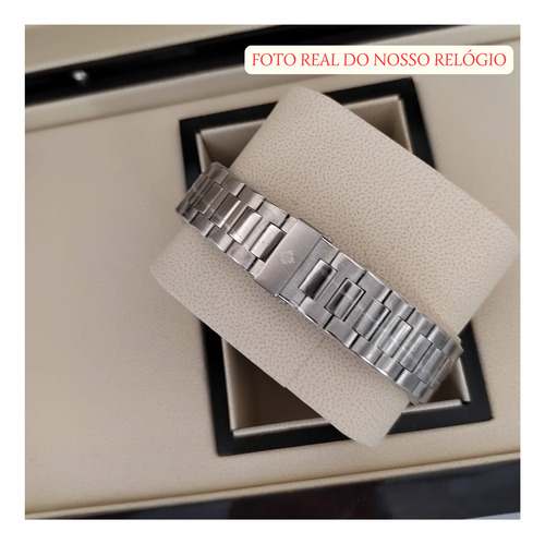 Relogio Patek Nautilus Automático Azul Tiffany Prateado Prateado Prateado Azul-celeste