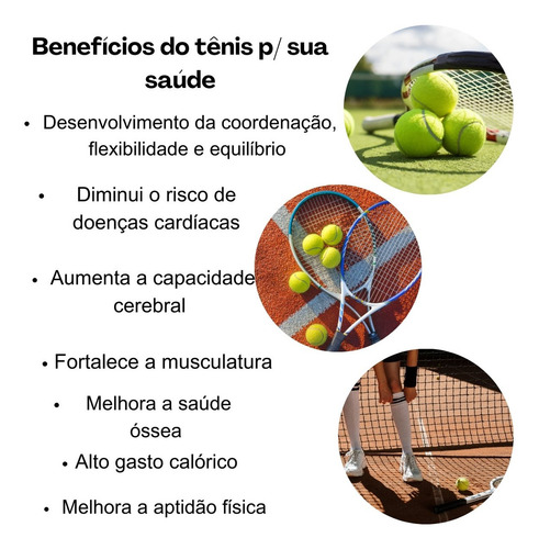 Kit Bolas De Tênis Amador Tradicional Tubo Com 3 Bolinhas
