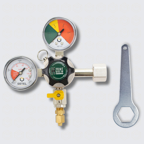 Manômetro Hbs Controladora Co2 1 Via Para Chope