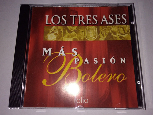 Los Tres Ases - Mas Pasion Bolero Cd 2000 