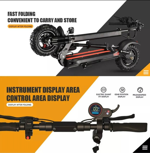 Scooter Eléctrico Moboss Tf100 Usado