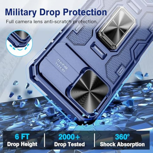 Vego Funda Para iPhone 16 Promax Con Soporte,