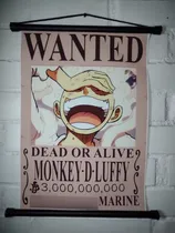 Comprar Pendón Wanted Luffy 3.000.000.000, One Piece Poster 33x48