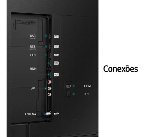 Imagem 7 de 10 de Samsung Smart Tv 50'' Qled 4k 50q65b 2022, Design Slim