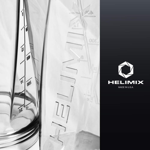 Botella Mezcladora Helimix Vortex, Capacidad De 828 Ml