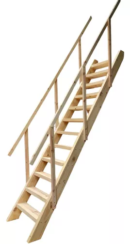Escaleras Plegables De Altillo En Chapa De Acero Y Madera