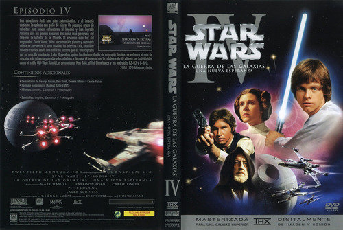 Star Wars - Episodios 4, 5 Y 6 (3 Dvds)