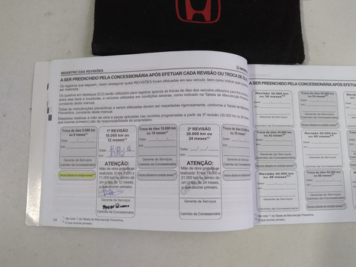 Manual Do Proprietário Hr-v 2017/2018 Cd (Usado)