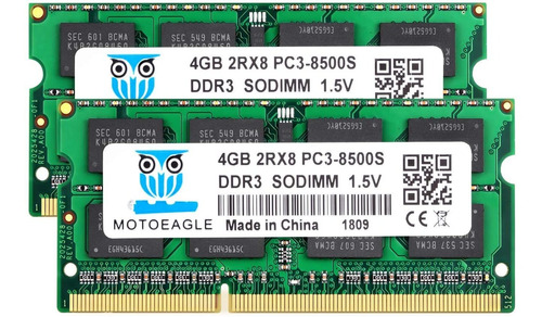 Kit De Memorias Ram Motoeagle 8gb (2x4gb) Pc3-8500s Ddr3