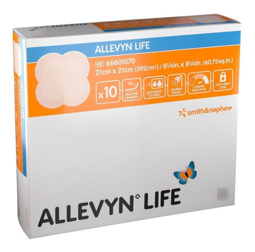 Allevyn Life Extra Grande 21x21 Cm. Caja Con 10