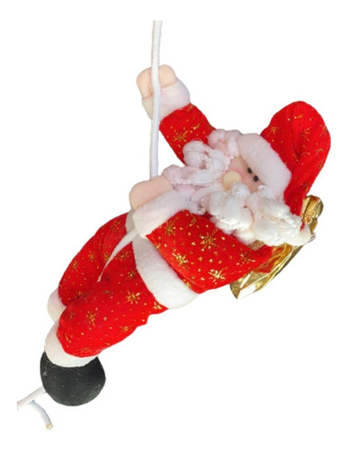 Imagem 1 de 6 de Papai Noel De Pendurar Decoração Enfeite Saco Presente Natal