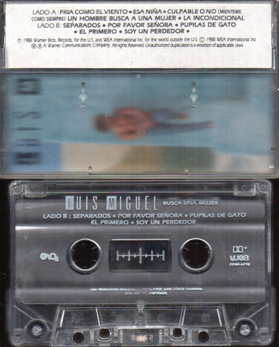 Luis Miguel / Busca Una Mujer Cd Como Nuevo 1988 + Casete (Usado)