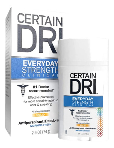 Certain Dri Everyday Strength Clinical Desodorante 2.6oz/74g